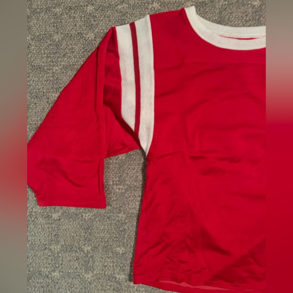 MM6 Maison Martin Margiela Red and White Kids Shirt - Picture 2 of 5